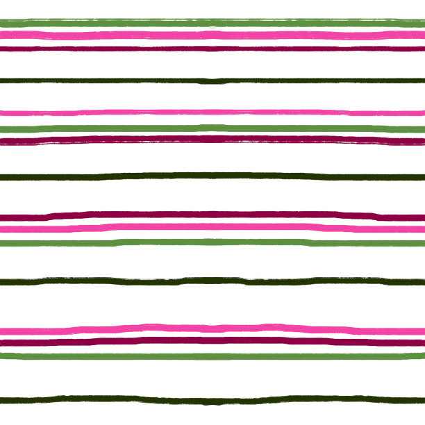 插图无缝图案绘制的粉红色绿色线条条纹格纹重复图案与粗糙的腮红，在白色背景服装时装面料纺织品，墙纸，包装纸图片下载