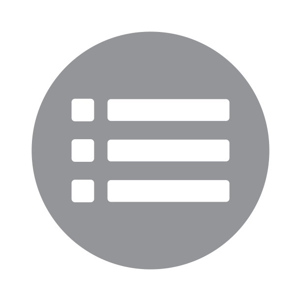 列表菜单电脑按钮图标图片下载