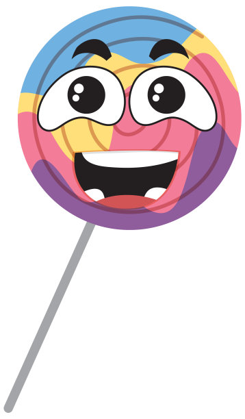 带表情的棒棒糖图片下载