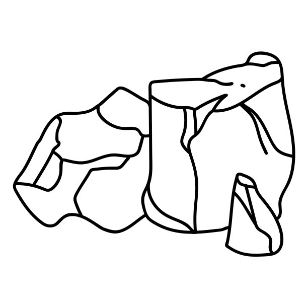 简单的敲击石块图片下载