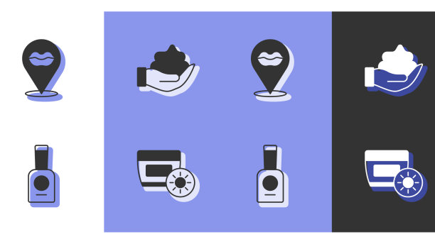 准备一瓶指甲油剃须泡沫图片下载