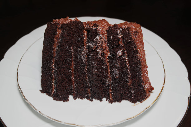 一大块巧克力蛋糕图片下载
