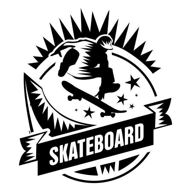 滑板运动的标签图片下载