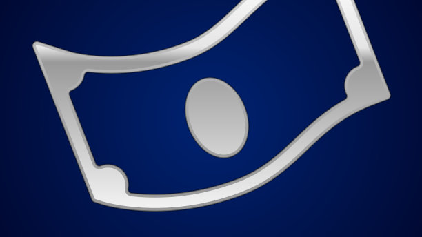 银堆纸币现金图标孤立上图片下载