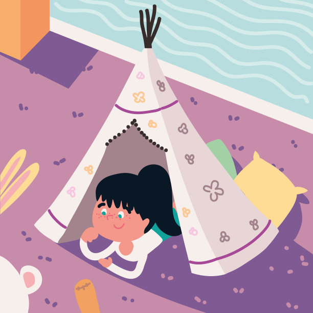 快乐的女孩玩图片下载