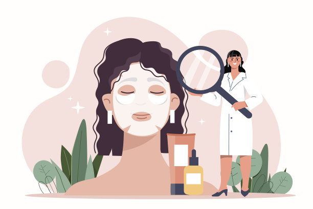 美容师帮助女人图片下载