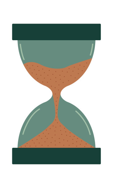 沙漏。计时间隔装置。等待的象征。图片下载