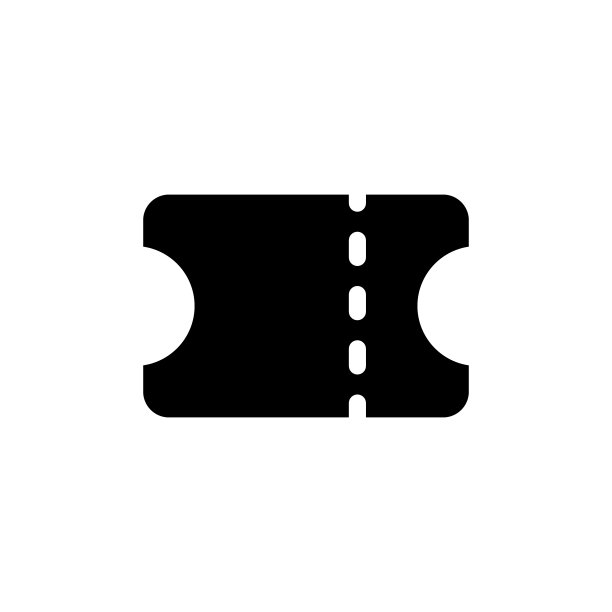 优惠券黑色字形ui图标图片下载