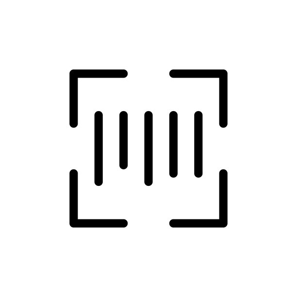 扫描条形码黑色字形UI图标图片下载