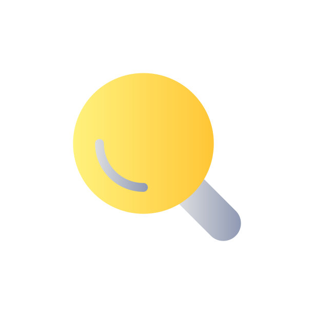 现场搜索平面渐变颜色ui图标图片下载