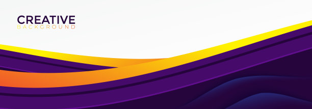 摘要明亮的蓝色和橙色梯度波商业旗帜背景。现代的背景。可以用于登陆页，书籍封面，小册子，传单，杂志，任何品牌，横幅，标题，演示文稿，和墙纸背景图片下载