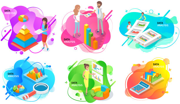 员工分析统计指标、业务数据。角色与市场调查一起工作图片下载