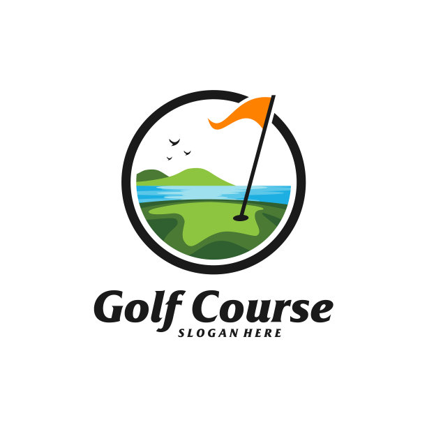 高尔夫球场标志设计模板高尔夫球场标志图片下载