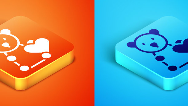 等距捐赠儿童玩具图标孤立上图片下载