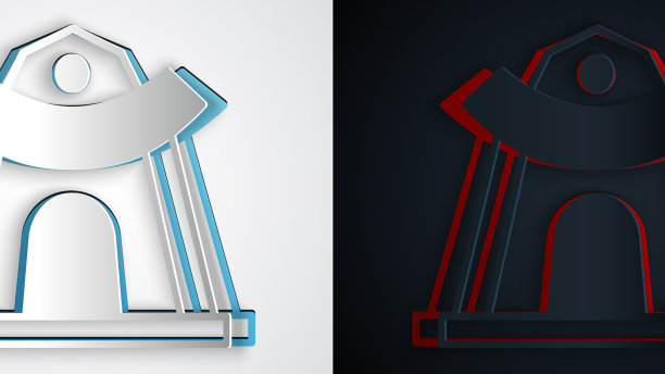 剪纸是韩国传统寺庙建筑的标志图片下载