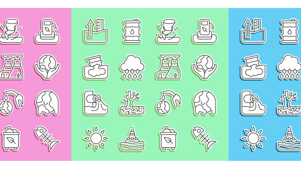 定线死鱼全球变暖手握图片下载