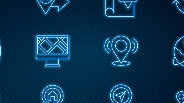 设置轨道卫星线路定位图片下载