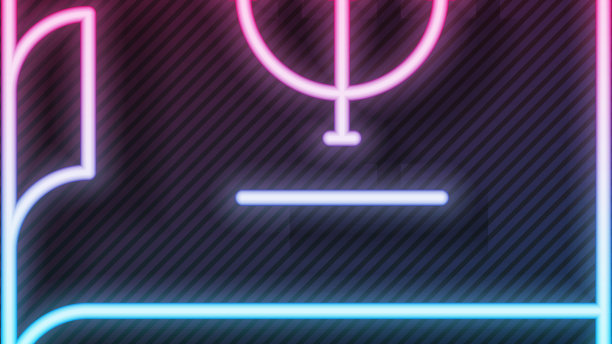 发光的霓虹灯线心理学书图标孤立上图片下载