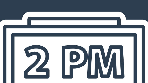 蓝色线数字闹钟图标隔离上图片下载