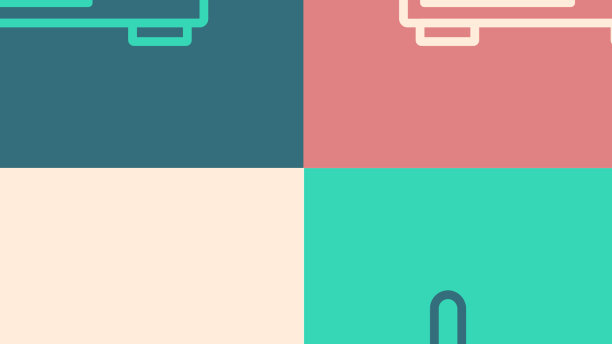 波普艺术线路由器和wi-fi信号图标隔离图片下载