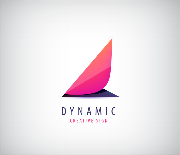 矢量抽象商业图标设计模板箭头，折纸动态标志。飞,图片下载