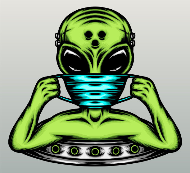 戴面具的外星人图片下载