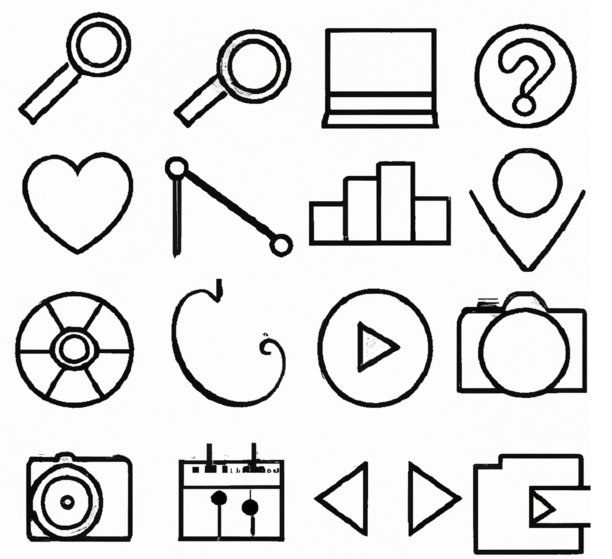 社交媒体图标集图片下载