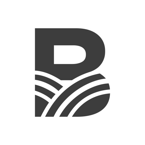 农业标志在字母B概念。农场标志基于面包房，面包，糕点，家庭工业商业身份的字母表图片下载