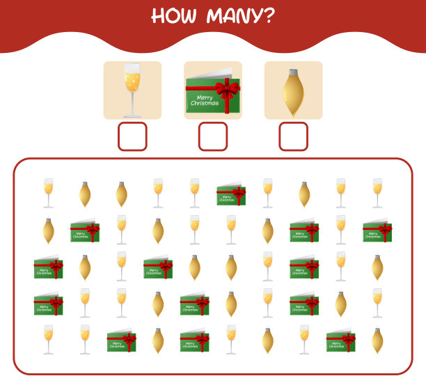 多少卡通圣诞数游戏图片下载