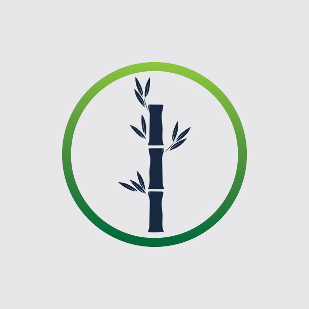 竹制logo模板图标图片下载