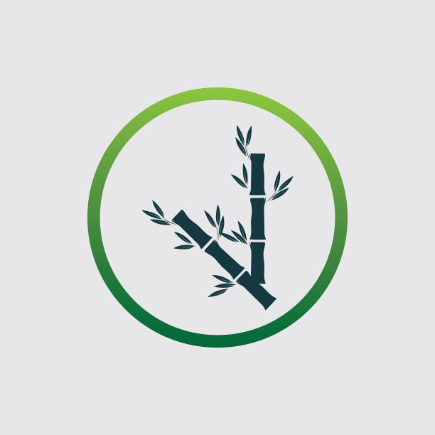 竹制logo模板图标图片下载