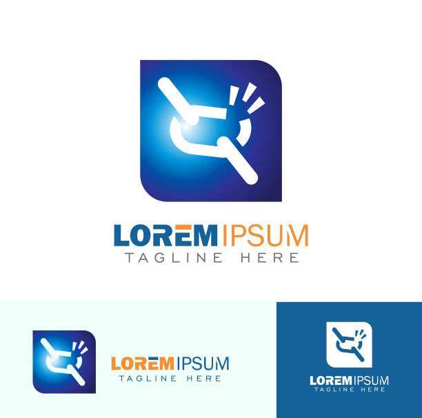 未锁链的logo图标标志图片下载