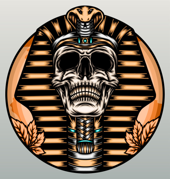 国王法老头骨图片下载