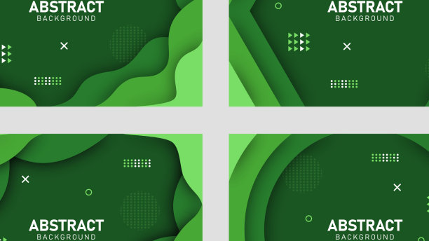 彩色液体和几何背景配合图片下载