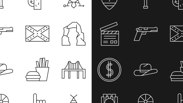 设置一行印第安帐篷或棚屋的金门图片下载