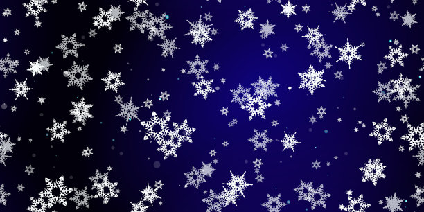 飘落的雪花无缝图案飞舞的雪花图片下载