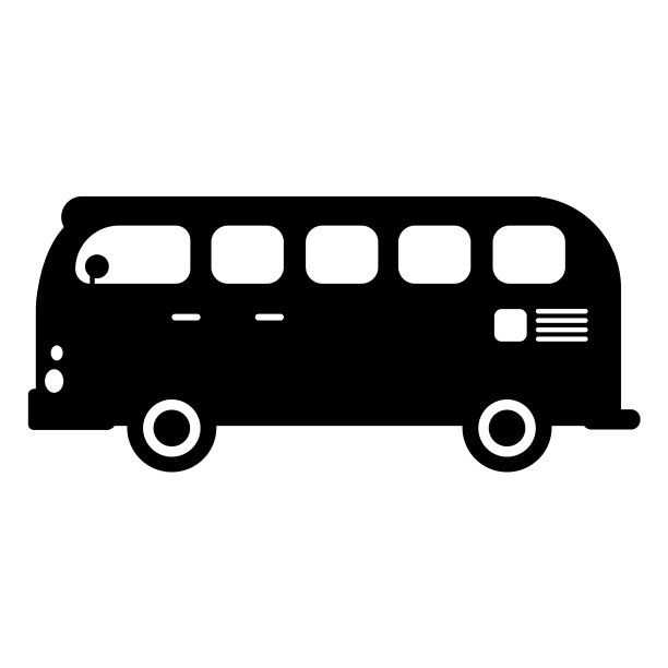 旧公共汽车被切断图片下载