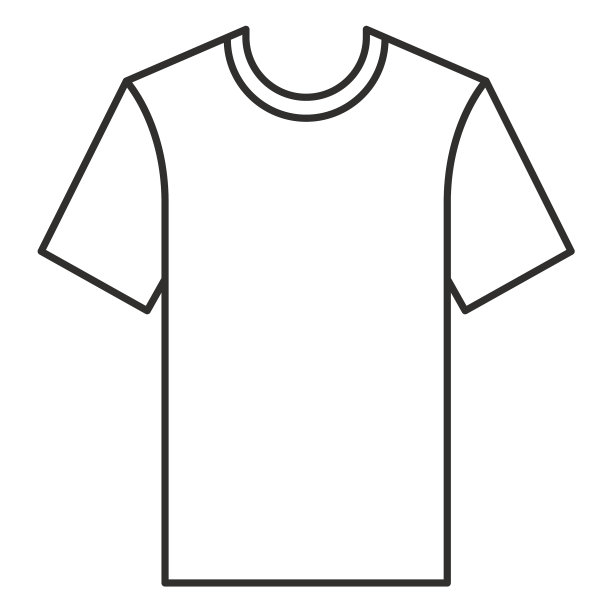 水手领t恤中风图标图片下载