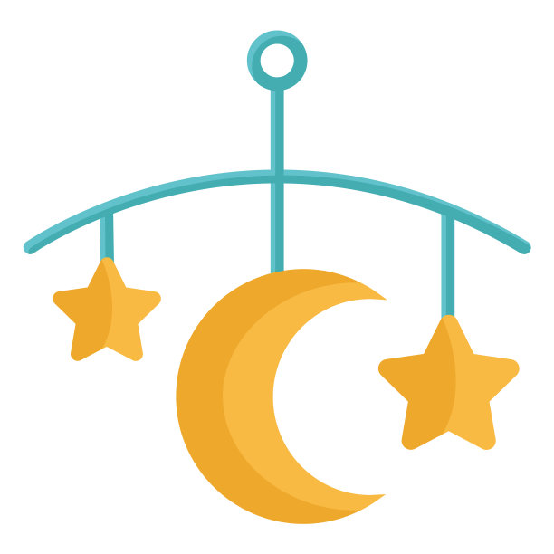 星星和月亮玩具平图片下载