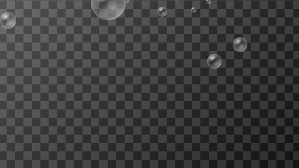 一套现实的彩色水肥皂泡沫图片下载