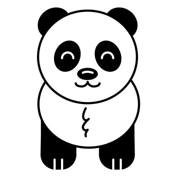 可爱的熊猫熊中风图片下载