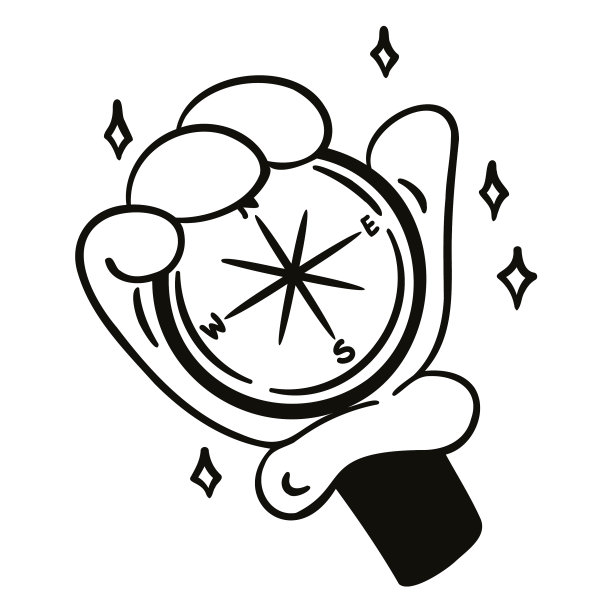 手握圆规图片下载