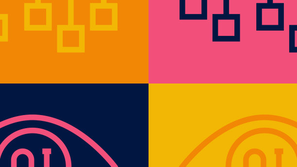 波普艺术线计算机视觉图标孤立上图片下载