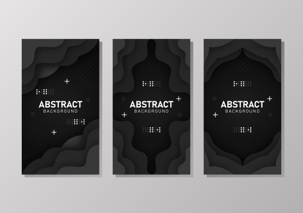 彩色液体和几何背景图片下载