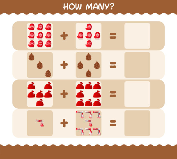 多少卡通圣诞数游戏图片下载