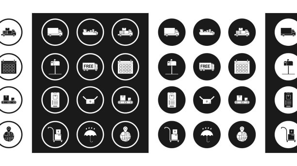 用纸板箱解放运输卡车图片下载