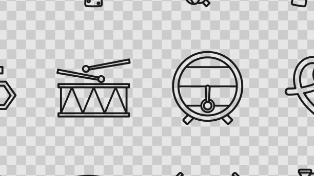 将啤酒啤酒花木架上的行杯与图片下载