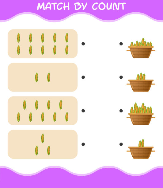 根据卡通玉米的数量匹配和计数图片下载