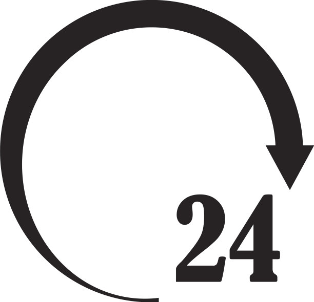 24小时服务图标图片下载