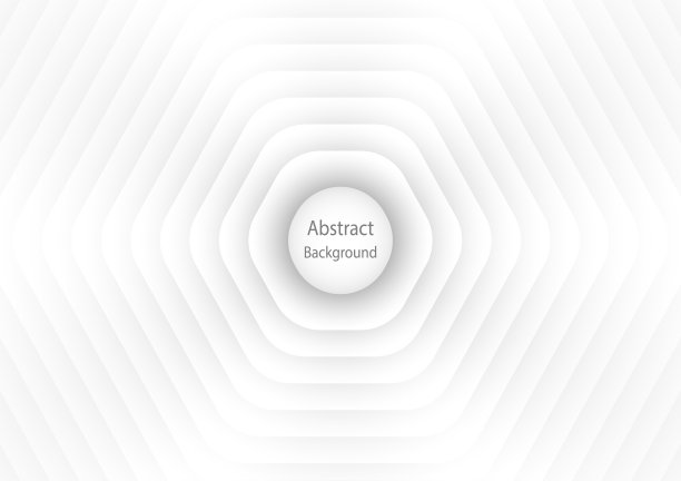 灰色波六边形层条纹纸抽象背景纹理背景图案墙纸矢量插图图片下载